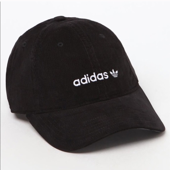 adidas Accessories - Adidas Originals black corduroy baseball cap NWT